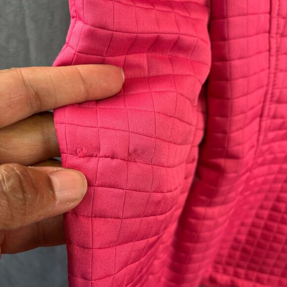 Vintage Harve Bernard by Holtzman Barbie Quilted Women Large Button-Down Blazer - Picture 6 of 9